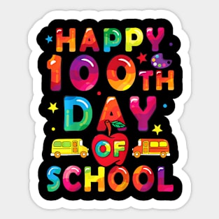 100 Days Of School Boys Girls Happy 100 Days Of School Sticker